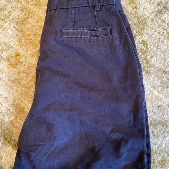 LANDS END NAVY BLUE KHAKI SHORTS 8 - Picture 4 of 4